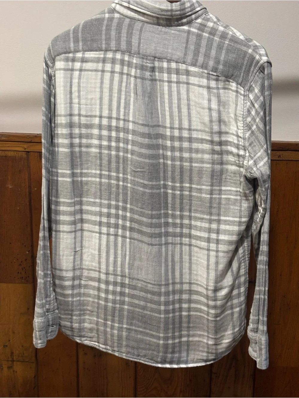 J. Crew Slim Men's Gray Flannel Shirt